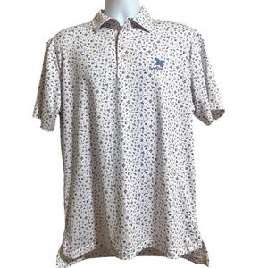 PETER MILLAR - CIGARS TABACCO ALL OVER Mens Md. Shirt Summer Comfort